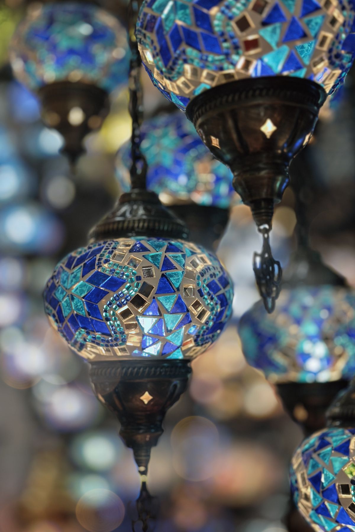 Camel-Skin Lamps & Vases - traditional handicraft at Nigar Khana, Multan