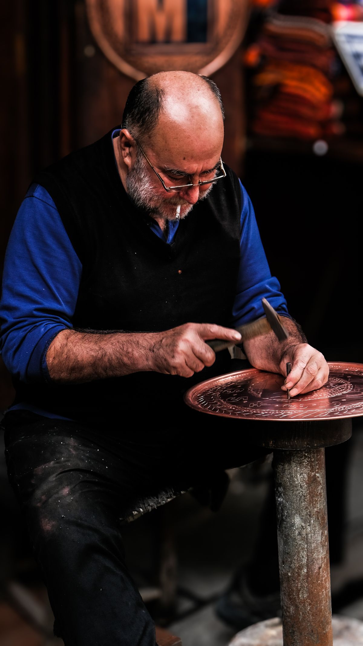 Metal & Engraving - traditional handicraft at Nigar Khana, Multan